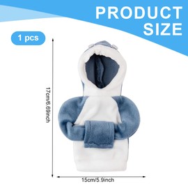 EIHI Gear Lever Hoodie Gear Knob Hoodie Car Decoration Shark Shape Car Gear Knob Hoodie Gear Knob Cover for Car Decorative