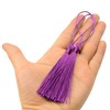 Makhry 100pcs 13cm/5 Inch Silky Floss Bookmark Tassels with 2-Inch