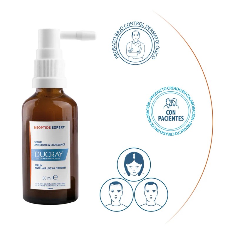 Srum Capilar Ducray Neoptide Expert 2x50 ml para Cabello con
