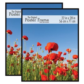 MCS Original Poster Frame, 22 x 28 Inch, Black, Set of 2