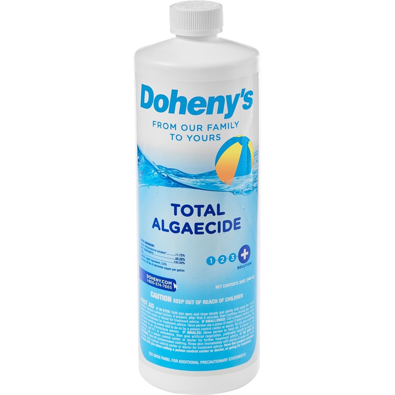 Doheny's Total Algaecide | 100% Professional-Grade | Extra Strength &