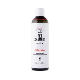 Vitamin-Pflege Hundeshampoo - Ideal für Sensible Haut und alle Fellarten - Shampoo Hund mit Panthenol und Erfrischendem Duft - Hundeshampoo Sensitiv - 250 ml
