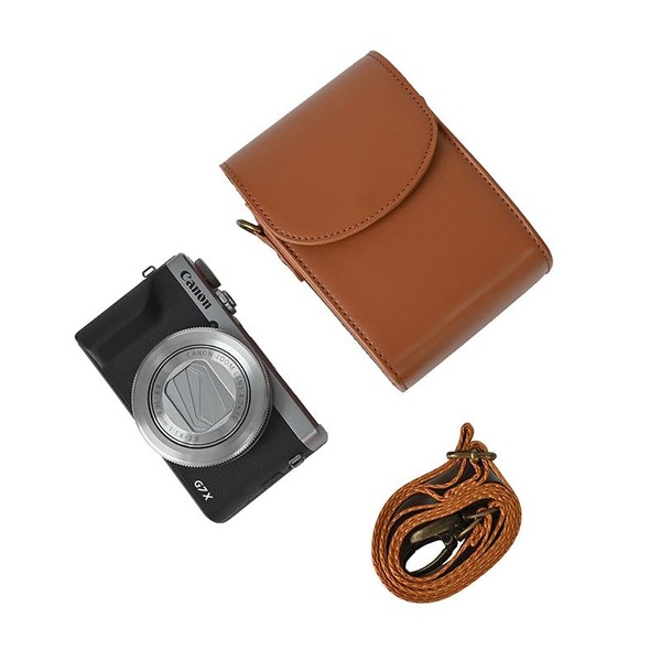 BMAOLLONGB G7 X Mark III Case, PU Leather FullBody Camera