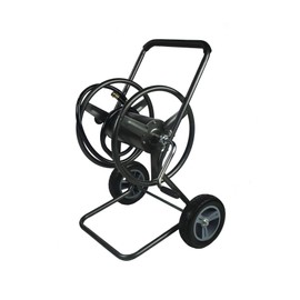 Garden Hose Reel with Wheels - Heavy Duty Hose Caddie - 350 Ft Hose Capacity - Hammertone Finish - Backyard Expressions