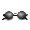 Miuno® Sunglasses with Round Lenses UV400 Men Women with Case