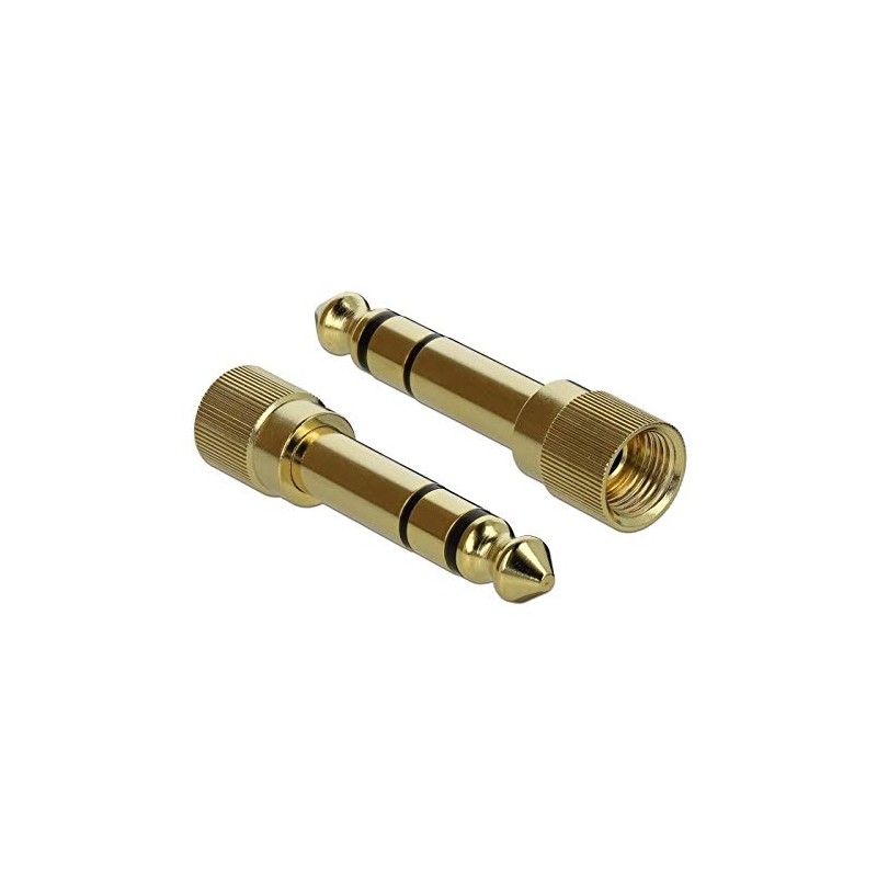 DELOCK Coiled Cable 3.5 mm 3 Pin Jack Plug to