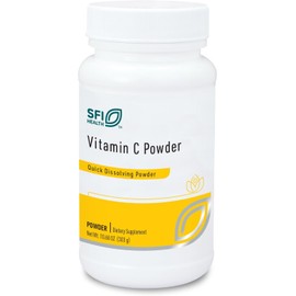 Klaire Labs Vitamin C Powder - Pure 1000 Milligrams L-Ascorbic Acid, Supports Immune System & Collagen Production (250 Servings, 250 Grams)
