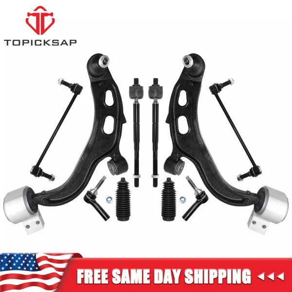 Topicksap 10Pcs Front Lower Control Arms Kit For 2013-2016 Ford