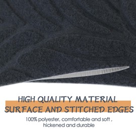 Demiwise 15 Pack Non Slip Stair Treads,8" X 30" Non Slip Carpet Stair Treads with Reusable Adhesive Rubber Backing,Staircase Step Treads Carpet Treads for Wooden Steps Indoor (Dark Gray)