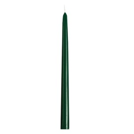 Bougies La Francaise - French Made Taper Candle - Made in France +/- 8-Hour Burn Time - 0.87 x 11.42 inches (Green)