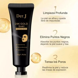 Mascarilla Exfoliante Lámina Quilates Purificante