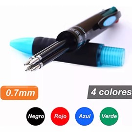 Generic 24 Bolígrafos De Cuatro Colores Papeleria Plumas Kit Escolar