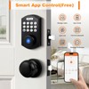 Probrico Smart Keyless Entry Door Lock with Knob Set, Fingerprint