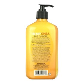 Malibu Tan Hemp SHEA BUTTER Skin Firming Body Moisturizer Lotion, 18 Oz.