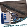 SHINEOFI Precision Metal Craft Ruler Durable Measuring Tool with Scale