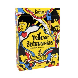 Theory 11 and Cipher Playing Cards Yellow Submarine Playing Cards - Beatles Themed Card Deck - Inlcudes Cipher Playing Cards Bag