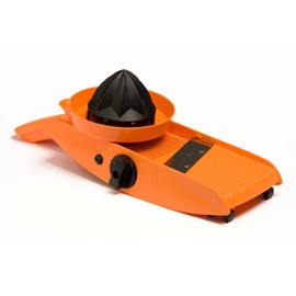 TNS 3000 All-in-One Mandolinen-Gemüse-/Obstschneider, Julienne-Schneider, Entsafter – Orange