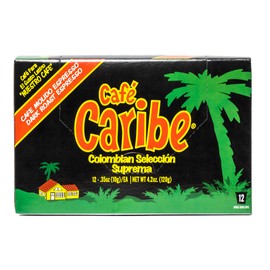 CAFE CARIBE 100% Colombian Coffee Pods, Dark Roast Single-Serve Coffee Cups, 72 Count