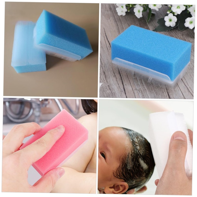 Beavorty Bathing Tool Cradle Cap Comb Sensory Brush Bath Scrubber