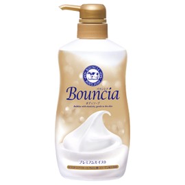 Bouncia Premium Moist Body Soap with Pump, 16.2 fl oz (460 ml)