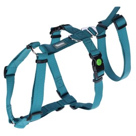 Kerbl Miami Panic Harness (Colour Petrol, Neck Circumference 48 - 64 cm, Chest Circumference 72 - 103 cm, Waist Circumference 52 - 84 cm, Harness) 80045