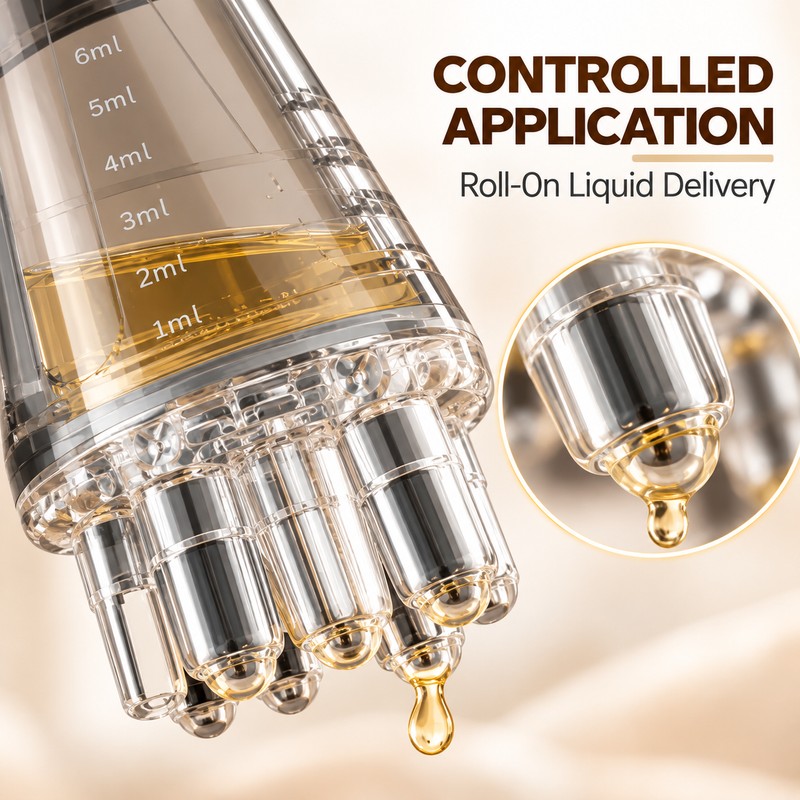 Mini Scalp Oil Applicator for Hair Care – 6ml Roller