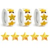 Holographic Gold Star Stickers 1 Inch Self Adhesive 1500 Pcs