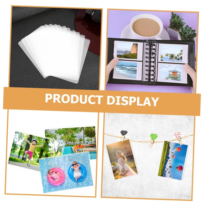 Operitacx 100pcs Photo Laminating Sheets 3 X8mil Waterproof Plastic Laminating