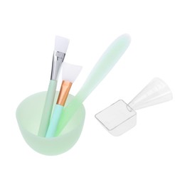 MERRYHAPY 5pcs Facemask Mixing Bowl Set by Plastic Bowl Kit for Diy Beauty Tools Green