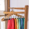 Legging Organizer for Closet Hanging, Pants Hangers with Clips Holds