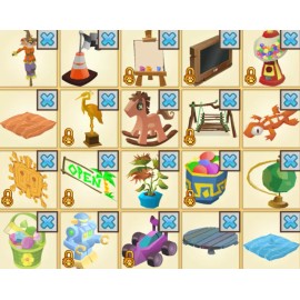Animal Jam Classic AJ AJC 20 Den Betas (Non-Member and Member) Item Bundle