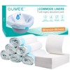 60 Commode Liners with Absorbent Pads, 60 Bedside Commode Liners