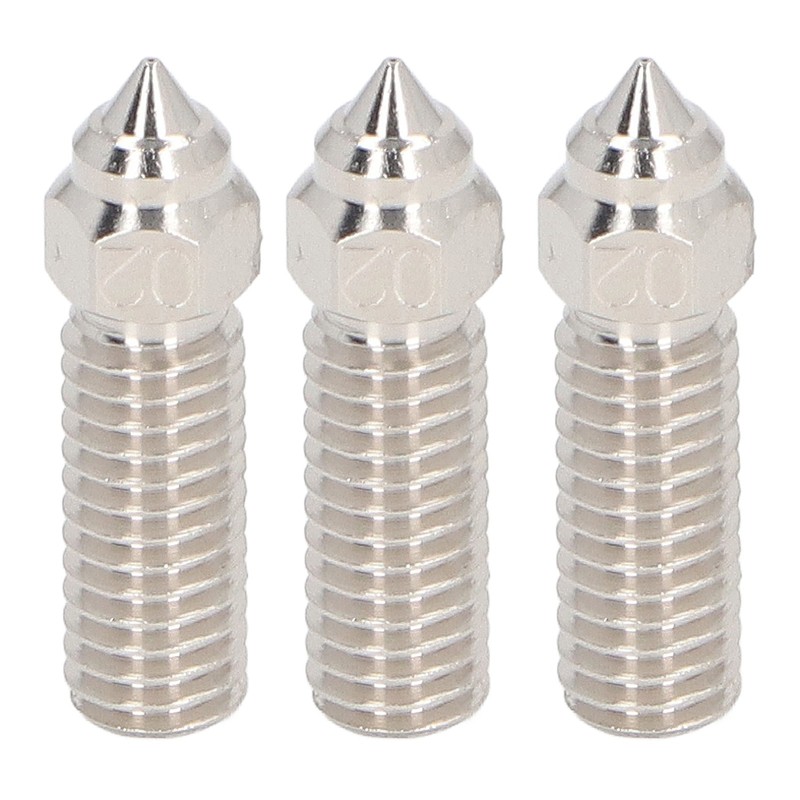 3 Pcs 0.4mm Nozzle M6 Thread High Thermal Conductivity Cr