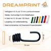 Dreamprint 10 x spiral hooks, diameter 8 mm, expander hooks,