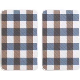 Pack of 2 Extra Large Reusable Incontinence Bed Pad | Absorbent Washable Bed Mattress Protector 80 X 120cm | Bed Wetting Protect / Training Adults or Children Protection & Elderly Living Aid Plaid
