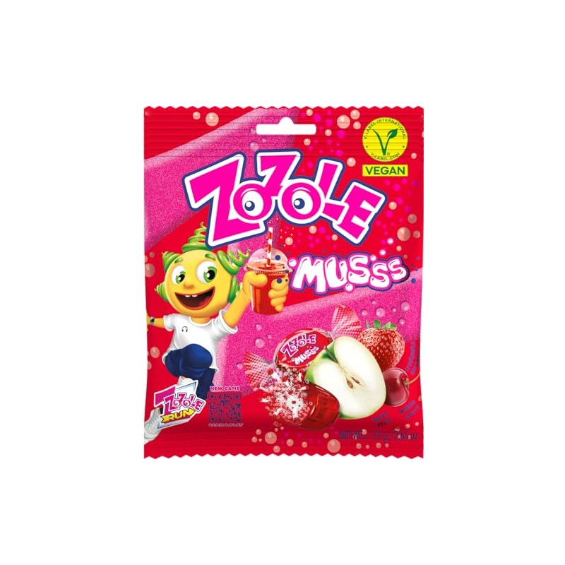 Mieszko Zozole (5 - PACK (5x75g), Fizzzy Candies Apple, Cherry