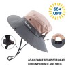 Womens Summer Mesh Wide Brim Sun UV Protection Hat with