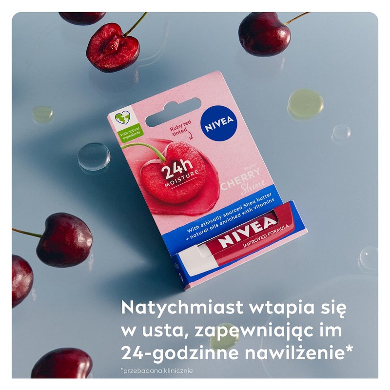 NIVEA Nourishing Lipstick Cherry Shine 4.8 g