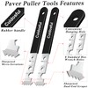 2-in-1 Paver Removal Tool with Hex Wrench, 2 Pcs Set