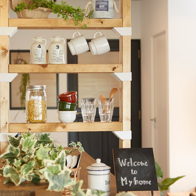 Heian Shindo LABRICO DIY Storage Parts, 2 x 4 Shelf Support, Single