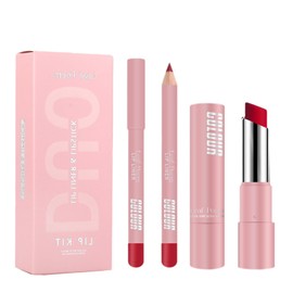 CAKAILA 2 in 1 Matte Lipstick and Lip Liner Set,Waterproof Lip Stick Lip liner Set for Women Long Lasting Lipstick,labiales mate 24 horas originales,Vegan (05#06#07#, One Size)