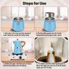 Vaolvpant 9 Cup Aluminum Moka Pot Classic Stovetop Espresso Coffee