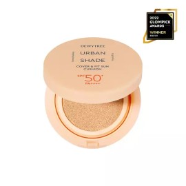 Dewytree 듀이트리 어반 쉐이드 커버 앤 핏 선쿠션 14g SPF50+PA++++ 191062 [[단품] 커버앤핏 선쿠션191062] Dewytree Urban Shade Cover and Fit Sun Cushion 14g SPF50+PA++++ 191062 [[Single Item] Cover and Fit Sun Cushion 191062]