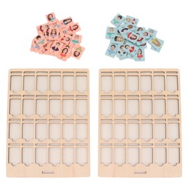 Guessing Game Toy Wooden Parent Child Interactive Logical Thinking Training Guessing Toy for Children Adult