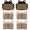 Caltric Front And Rear Brake Pads for Yamaha FZR400 FZ600