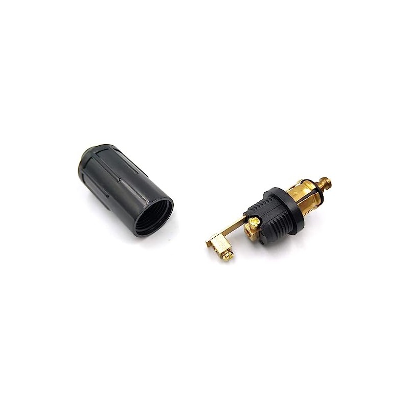 iMESTOU DIN Plug Europeo 12V Connettore Adattatore Accendisigari (1)