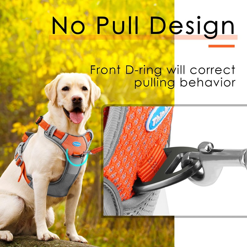 ThinkPet Dog No-Pull Sports Harness with Handle, for Medium and
