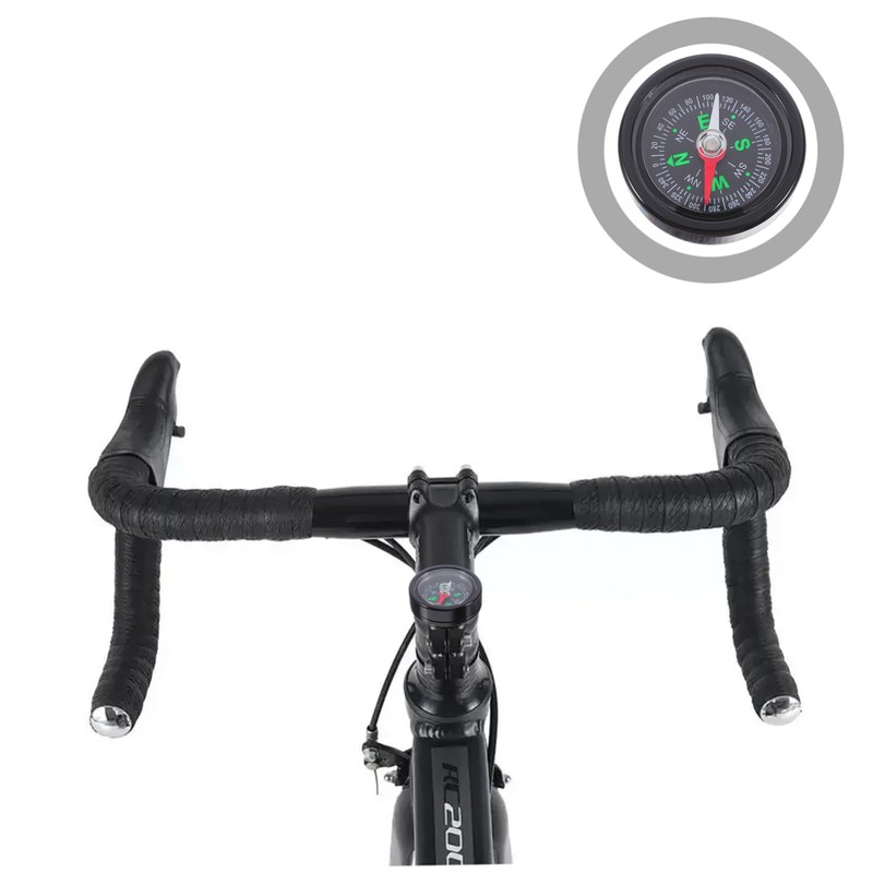 Abaodam Bicycle Compass Hiking Compass Navigation Mini Pocket Compass Camping
