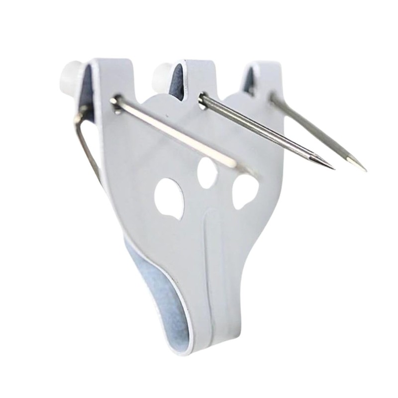 Fukui Metal Crafts F-306S5 Iron Safety X Hook, Large, White,