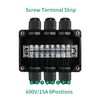 JINDOUZI ABS IP67 Waterproof Dustproof Electrical Junction Box, with 15A